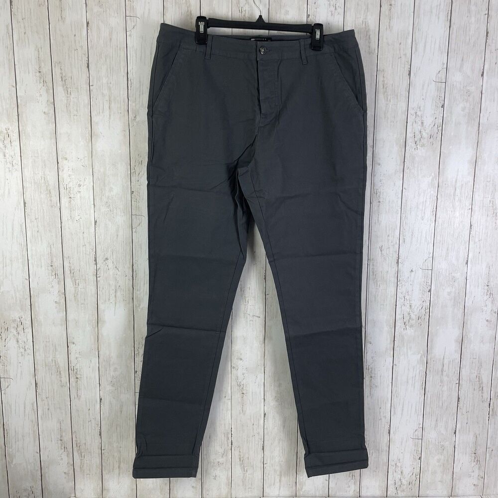 ASOS Design Men’s Skinny Chino Pants Size 38x34 Grey - New In Package